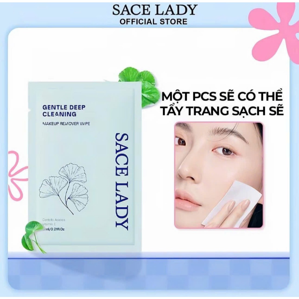 KHĂN ƯỚT TẨY TRANG SACE LADY ĐA NĂNG TIỆN DỤNG
