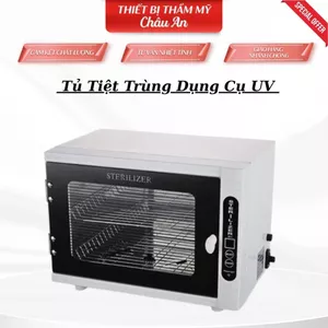 Tủ Tiệt Trùng UV, Tủ Hấp Dụng Cụ Bằng Tia UV Hàng Loại 1 Thiết Kế 2 Ngăn, Nhỏ Gọn Bảo Hành 6 Tháng