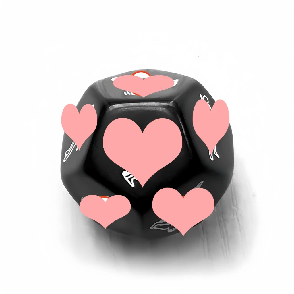 Xúc xắc xí ngầu Tình Yêu 12 mặt Tư Thế 18 giúp cặp đôi hâm nóng cuộc yêu - Couple Game