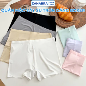 Quần Mặc Váy Đúc Su, Quần Lót Nữ Bảo Hộ cao cấp mềm mại thoáng mát ôm body không lộ viền ZANABRA V8205