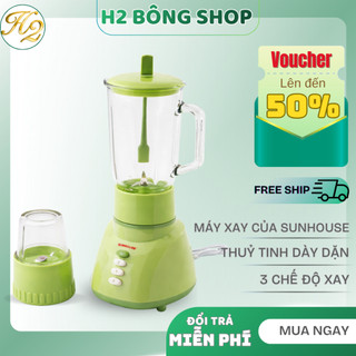 [Bảo Hành 1 Đổi 1] Máy Xay Sinh Tố, Xay Đá Công Suất Lớn Sunhouse