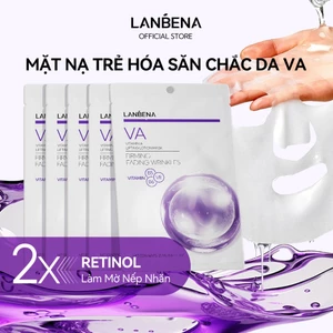 LANBENA 5PCS Mặt nạ (25ml )- B5/B3/BHA/VC/VA chiết xuất thực vật dưỡng ẩm loại bỏ mụn đầu đen làm trắng da chống lão hó
