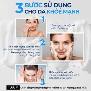 (Hàng Công TY) Sữa Rửa Mặt Compliment Làm Sạch Sâu, Hỗ Trợ Giảm Mụn Gel No Problem 200ml Duduhouse