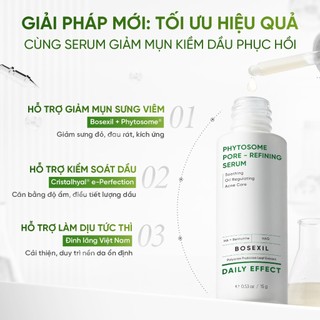 [Serum Giảm Mụn Và Kiểm Soát Dầu] DAILY EFFECT Phytosome Pore - Refining Serum (15g)
