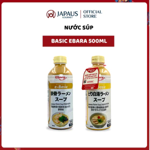 Nước súp Ramen E-Basic Ebara 500ml - Vị thịt gà / thịt heo