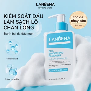 LANBENA SỮA RỬA MẶT BHA (236ML) - Làm Sạch Da, Giảm Nhờn Và Phù Hợp Da Nhạy Cảm, Kiểm Soát Dầu