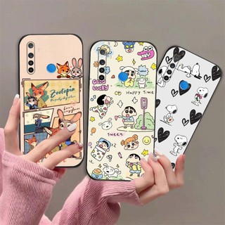 Ốp lưng Realme 5 / 5 Pro In hoạt hình dễ thương chống sốc, mềm bảo vệ camera