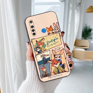 Ốp lưng Realme 5 / 5 Pro In hoạt hình dễ thương chống sốc, mềm bảo vệ camera