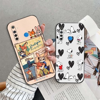 Ốp lưng Realme 5 / 5 Pro In hoạt hình dễ thương chống sốc, mềm bảo vệ camera