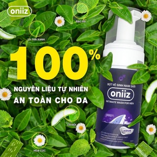 Bọt Vệ Sinh Nam Giới Oniiz classic và perfume Dung Dịch Vệ Sinh Tạo Bọt 100ml