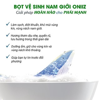 Bọt Vệ Sinh Nam Giới Oniiz classic và perfume Dung Dịch Vệ Sinh Tạo Bọt 100ml