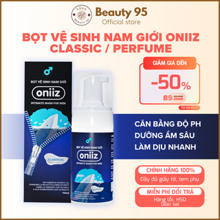 Bọt Vệ Sinh Nam Giới Oniiz classic và perfume Dung Dịch Vệ Sinh Tạo Bọt 100ml