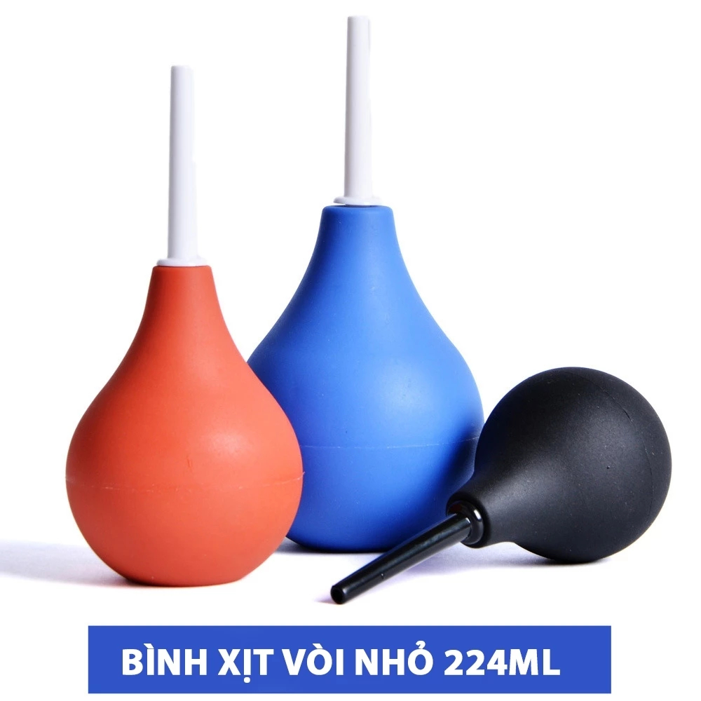 Dụng cụ thụt rửa hậu môn 224 ml, bình xịt rửa vệ sinh âm đạo, dụng cụ vệ sinh hậu môn vòi nhỏ