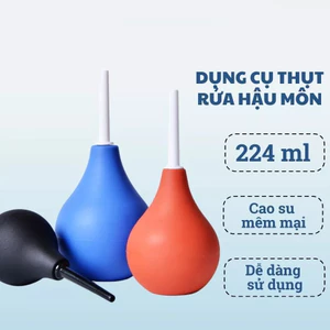 Dụng cụ thụt rửa hậu môn 224 ml, bình xịt rửa vệ sinh âm đạo, dụng cụ vệ sinh hậu môn vòi nhỏ