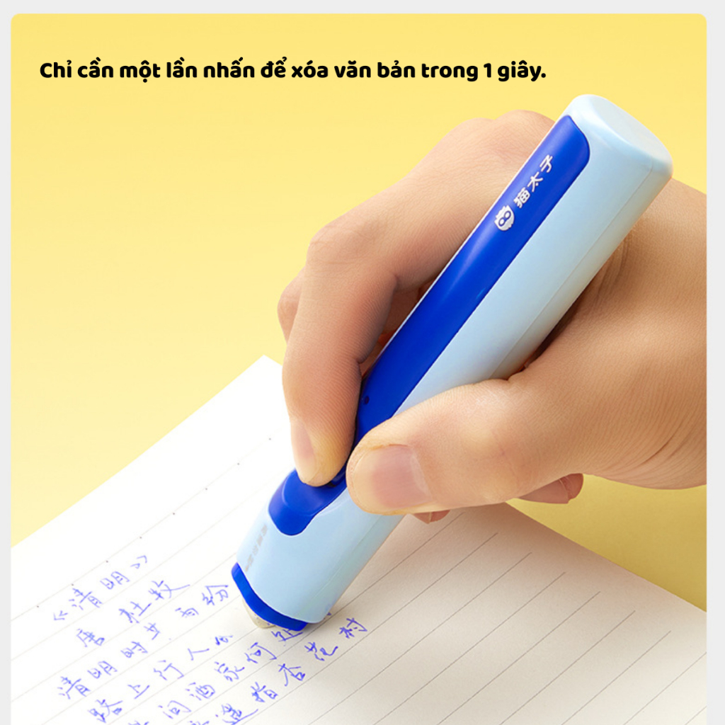 Bút Tẩy Xóa #2 Nhiệt Đa Năng - Chuyên Dùng cho MỰC xóa ,Không tẩy dc mực in , mực thường , Pin Khủng Dùng Cả Tháng