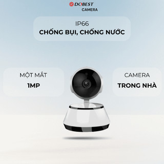 Camera Wifi Trong Nhà DOBEST Q6X Full HD Đàm Thoại 2 Chiều Camera Để Bàn Quan Sát 360