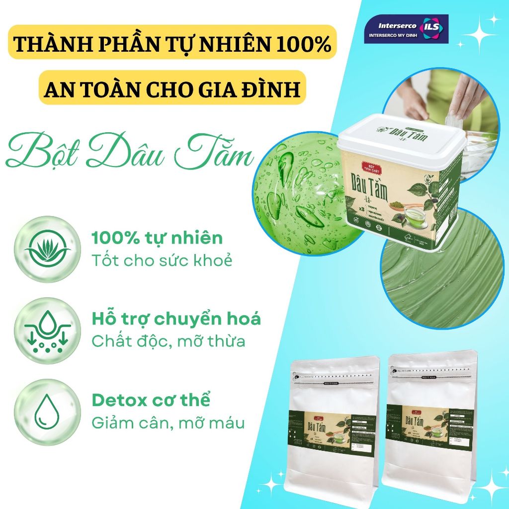 Bột Tinh Chất Dâu Tằm NCK - Bồi Bổ Cơ Thể, Giải Nhiệt, Đau Đầu, Mất Ngủ (30g)
