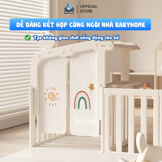 Quây Cũi Nhựa Cho Bé Pakey BabyHome, Quây Cũi Đa Năng Chuyển Đổi Linh Hoạt Thành Kệ Để Đồ, Nhựa Nguyên Sinh An Toàn NC02