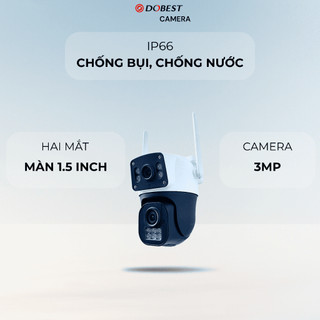 Camera Wifi Ngoài Trời DOBEST SC11-L IP67 Xoay 360 Đàm Thoại 2 Chiều Nhận Diện Chuyển Động