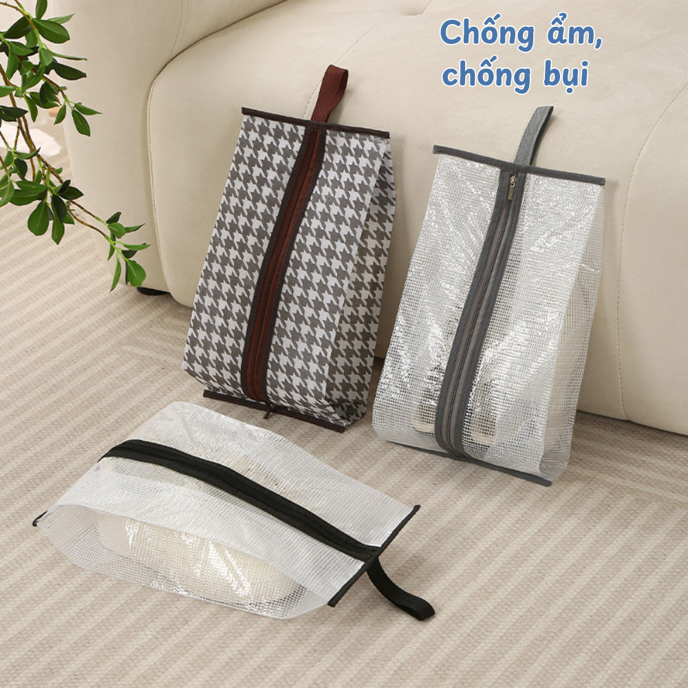 Túi Đựng Giày Boots PVC Trong Suốt – Túi Đựng Bốt Cao Bốt Thấp Chống Bụi Chống Ẩm, Giữ Form Giày Gọn Gàng TitiHome