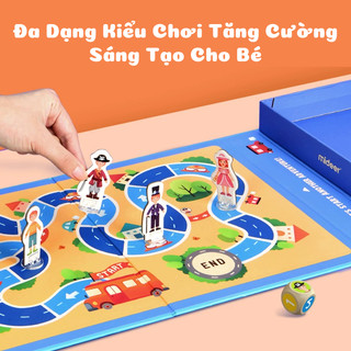 Bộ Đồ Chơi Xếp Hình Nam Châm Mideer Magenetic Game-Đồ Chơi Ghép Hình Từ Tính Chủ Đề Giao Thông,Hải Tặc Phát Triển Tư Duy