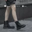 Giày da bò The Classic Chunky COMBAT Boots LEMANS - Đế Chunky cao 5cm - Khóa YKK - Bảo hành 24 tháng