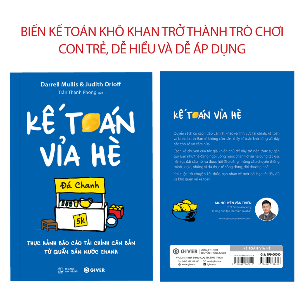 Sách - Kế Toán Vỉa Hè - Thực Hành Báo Cáo Tài Chính Căn Bản Từ Quầy Bán Nước Chanh