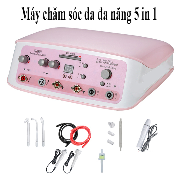 Máy 5in1, Máy Chăm Sóc Da 5in1, Thiết Bị Chăm Sóc Da, Mẫu Mới Nhất Chuyên Dùng Trong Spa Thẩm Mỹ Viện