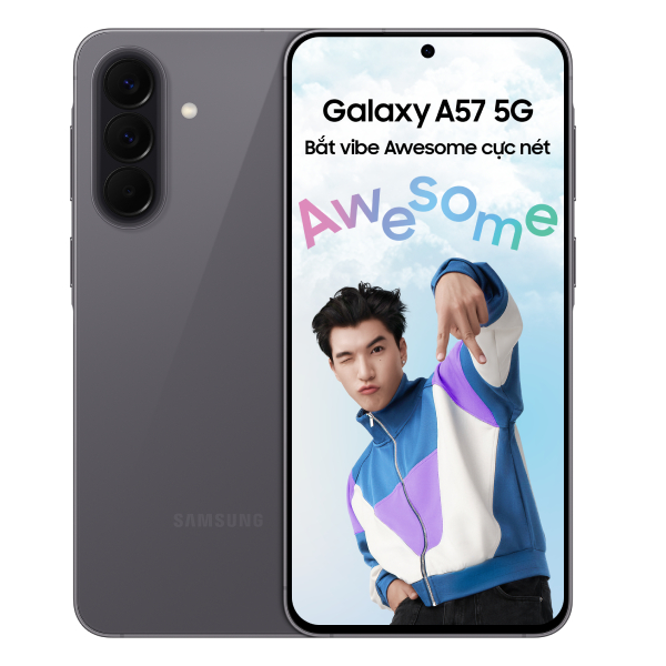 Điện thoại Samsung Galaxy A57 5G 12GB/256GB | 8GB/128GB - Tặng ốp lưng Samsung và Giá đỡ Điện Thoại thương hiệu Ava+
