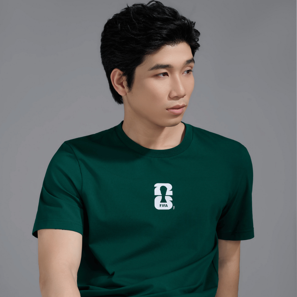 [MUA ÁO TẶNG KHĂN]Áo thun Tshirt nam nữ Cotton Compact World Cup Net Emblem
