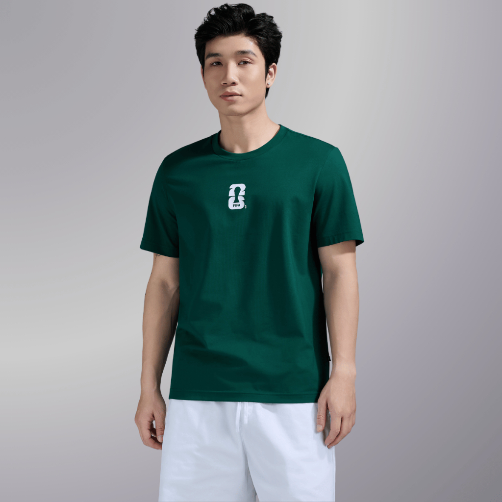 [MUA ÁO TẶNG KHĂN]Áo thun Tshirt nam nữ Cotton Compact World Cup Net Emblem