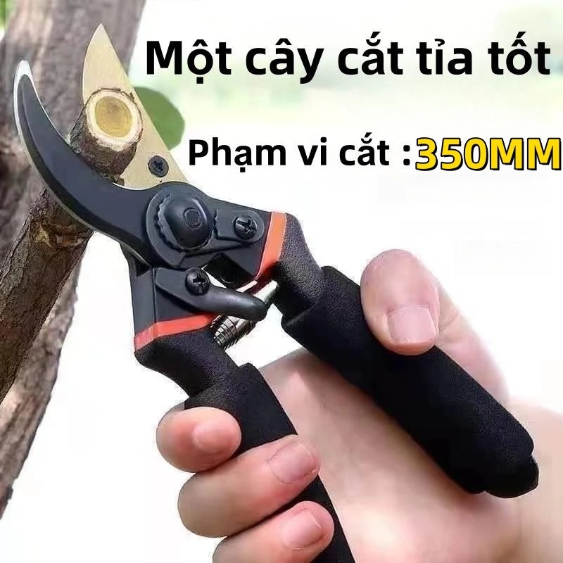 Kéo Cắt Cây Cảnh Nhật SK5 Cắt Cành Trên Cao, Cành Cây Khô Thép Cắt Sắc Bén, Tay Cầm Thoải Mái Hàng Loại 1 TitiHome