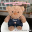 Gấu bông Teddy mặc yếm bò thêu tên theo yêu cầu – Bear Ong quà tặng dễ thương - ROSA GIFT HOUSE