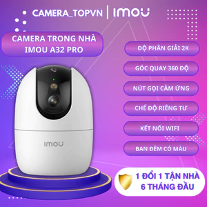 Camera Imou A32P PRO, độ phân giải 2K, có nút báo gọi, động bằng còi hú và nhắn tin về điện thoại