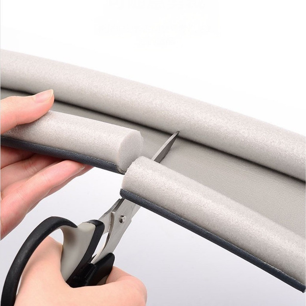 Thanh Chặn Khe Cửa Bằng Xốp Chống Ồn Chống Bụi Chống Côn Trùng Cách Nhiệt Nẹp Chân Cửa Dễ Cắt Theo Kích Thước Titihome
