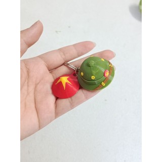 [Móc Khóa] Nón Bồ Đội (TẶNG Nón Lá Việt Nam) - Móc khóa ý nghĩa nhỏ xinh