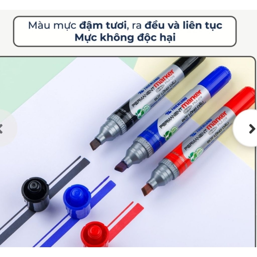 1 hộp *10c bút dạ dầu 2 đầu
