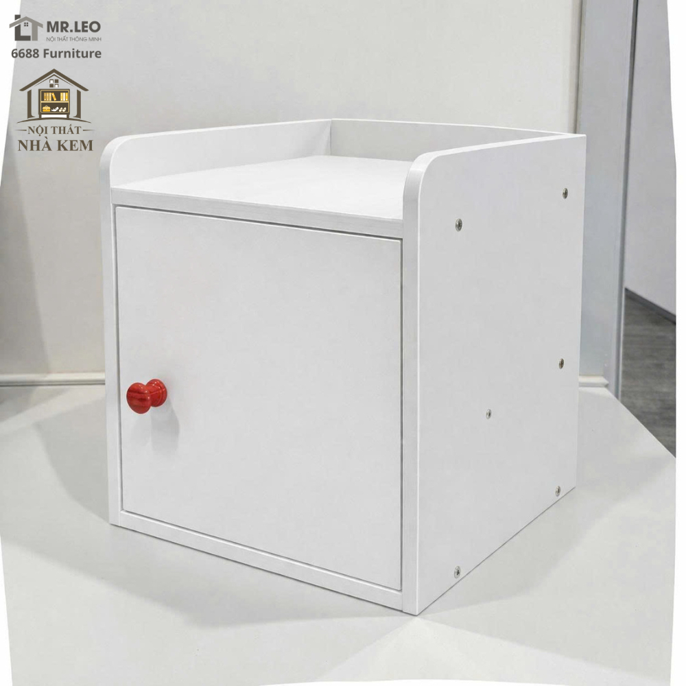 Hộc Tủ Để Đồ Gỗ MDF 30x30x30cm Có Cánh – Tủ Đựng Đồ Bàn Học, Bàn Làm Việc Gọn Gàng Đa Năng
