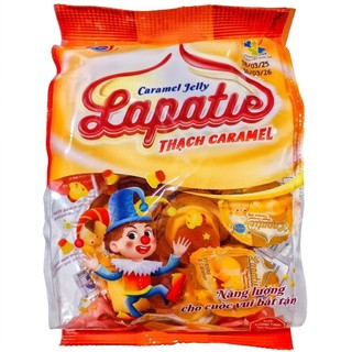 [COMBO 1-2-3-5] Thạch Caramel Lapatie Long Hải Túi 400g (25 Cốc) -Thạch Rau Câu Thơm Béo