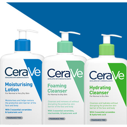 Sữa rửa mặt Cerave 236ml dưỡng ẩm sữa rửa mặt cho da dầu mụn ,da khô, da nhạy cảm