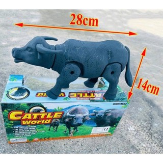 Đồ Chơi Con Trâu Biết Đi - Có Nhạc & Đèn Led Cực Vui Nhộn Cho Bé - (KÈM PIN)