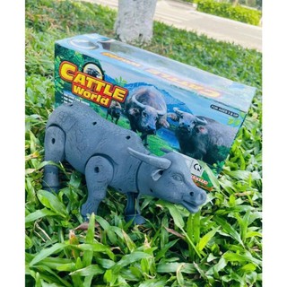 Đồ Chơi Con Trâu Biết Đi - Có Nhạc & Đèn Led Cực Vui Nhộn Cho Bé - (KÈM PIN)