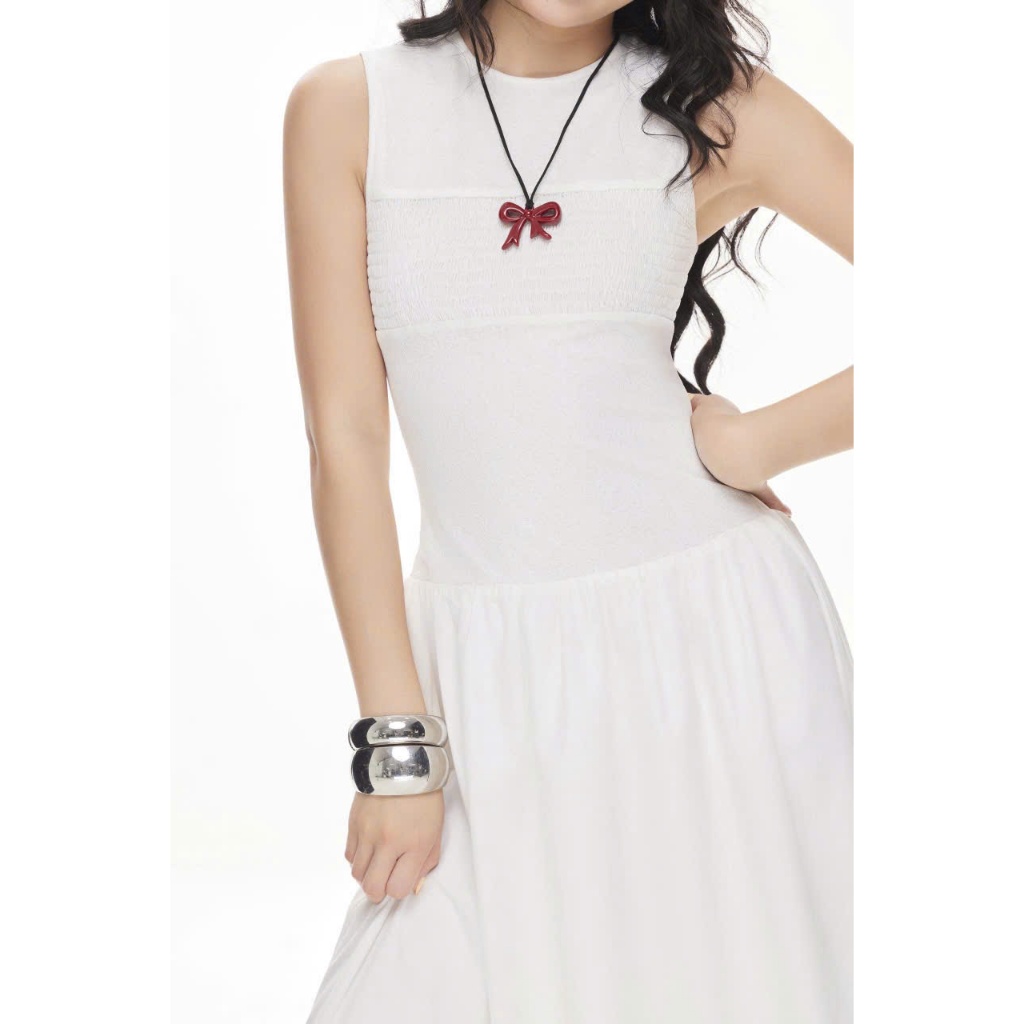 Đầm Nữ BOREYS DRESS Form Dài Sát Nách Cá Tính SECODEE