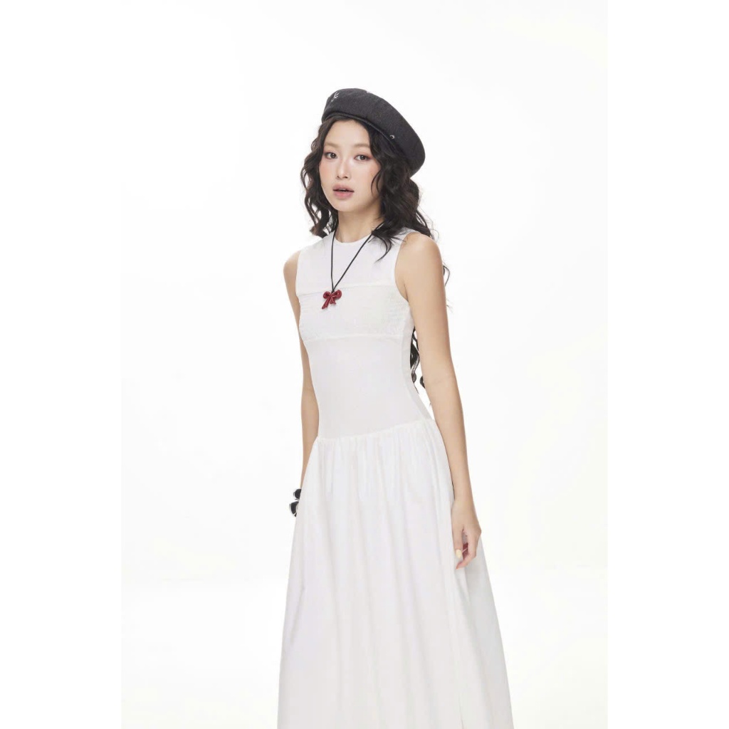 Đầm Nữ BOREYS DRESS Form Dài Sát Nách Cá Tính SECODEE