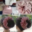 Dây buộc tóc Scrunchies ren 4 tầng 12 & 15cm Rose handmade store
