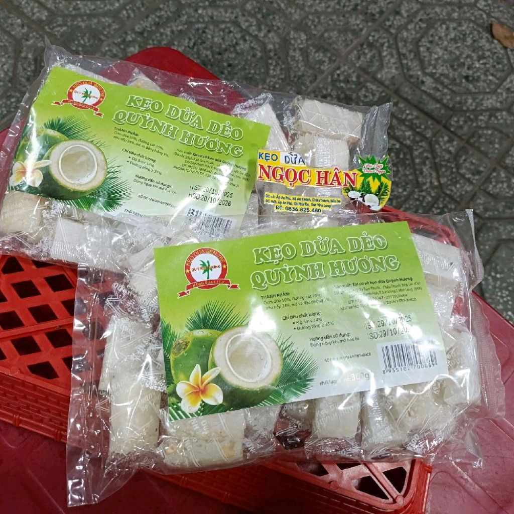 Kẹo dừa dẻo Quỳnh Hương ( 300g )__ Bến Tre