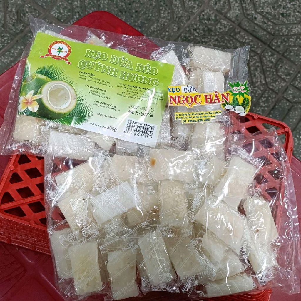 Kẹo dừa dẻo Quỳnh Hương ( 300g )__ Bến Tre