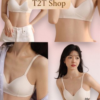 T2T Áo Lót Không Gọng Đệm Mỏng 0,3cm Basic Mặc Hàng Ngày Êm Ái