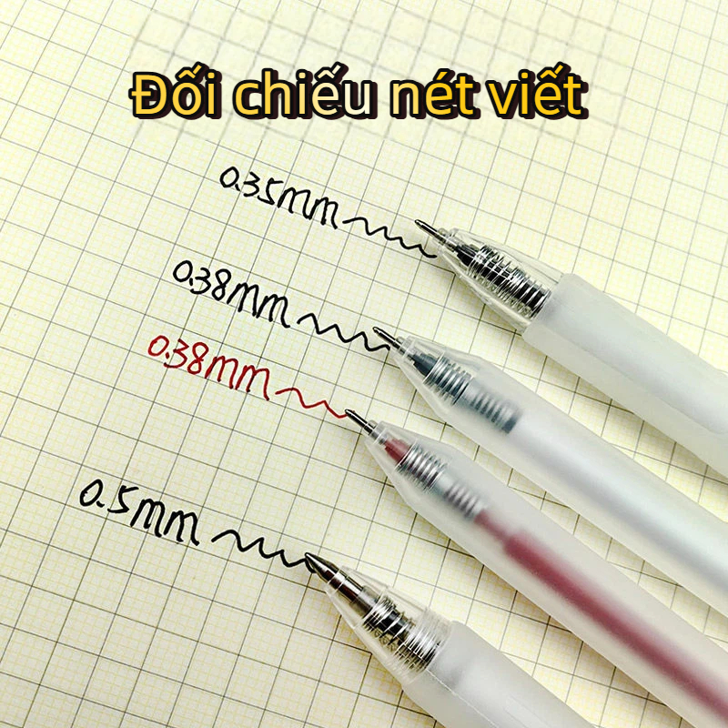 Bút Gel Deli A115 – Ngòi 0.38mm, Viết Mượt, Mực Đậm Rõ, Phù Hợp Học Sinh & Văn Phòng