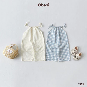 Yếm Jump Hai Xinh Xắn Cho Bé Gái Mùa Hè Họa Tiết Đáng Yêu Obebi 8-22KG Y131